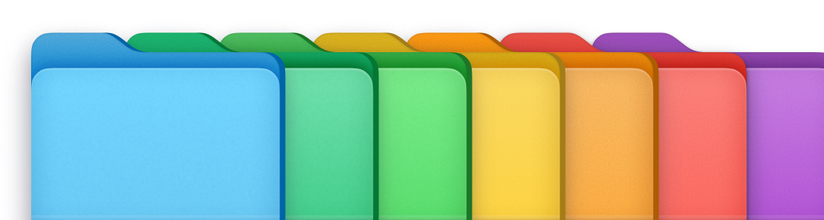 Refcat folders organizing saved screens and flows