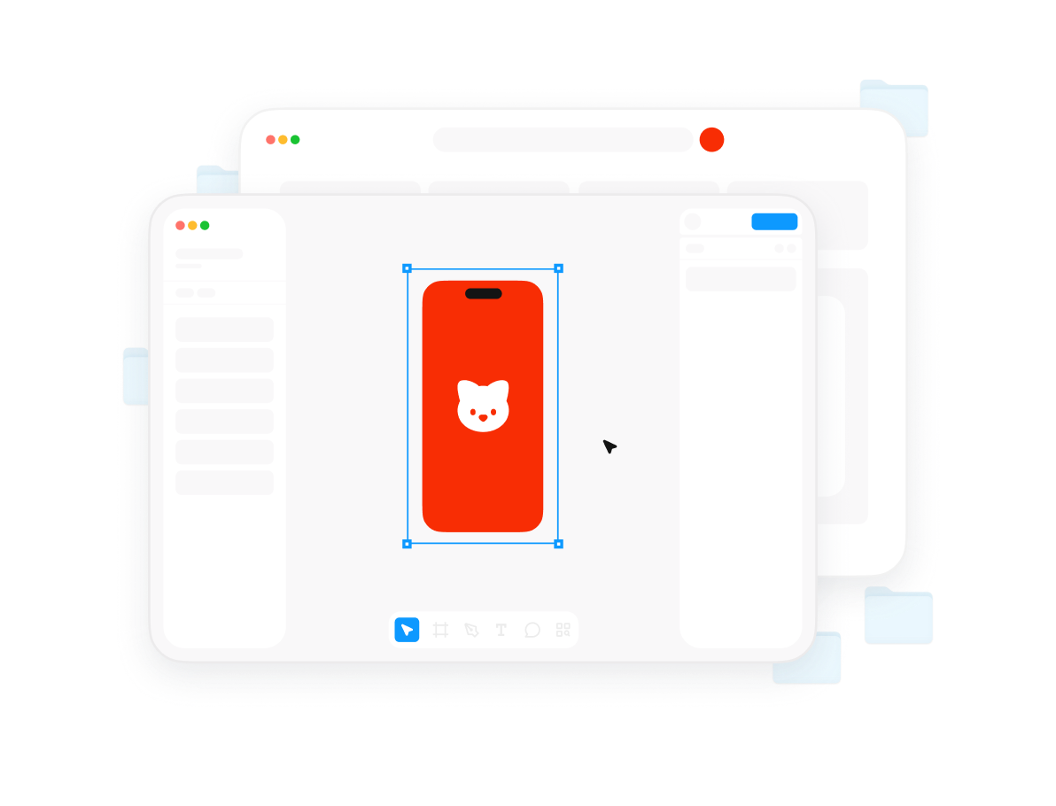 A real app flow exported from Refcat into Figma frames